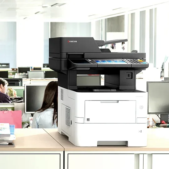Kyocera multifunction printer in an office
