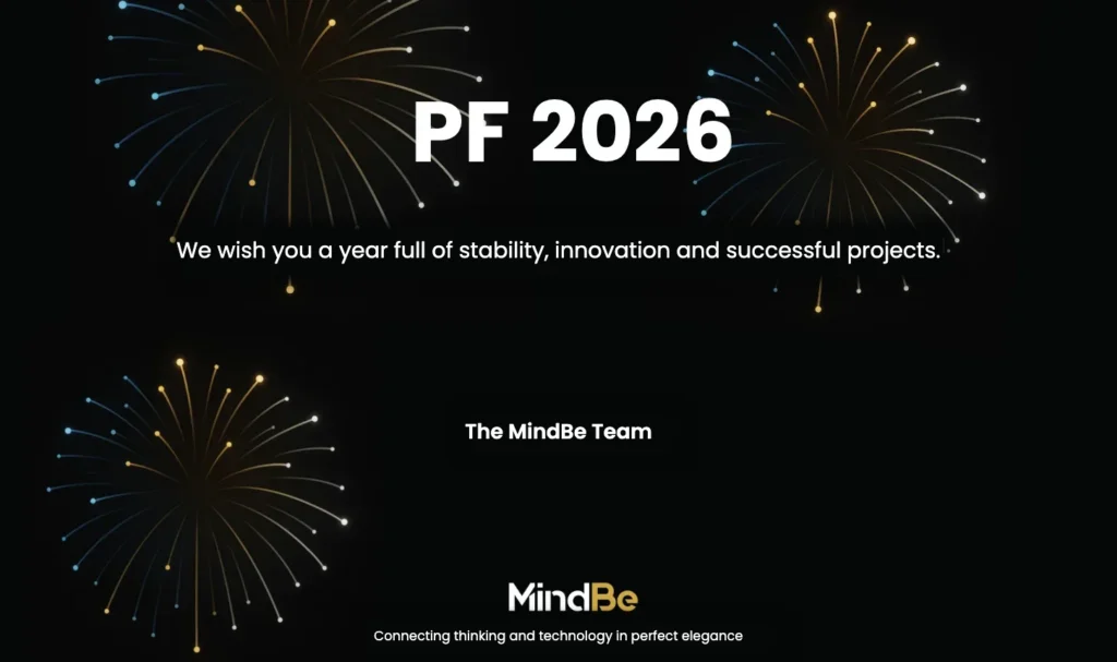 PF 2026 – New Year’s wishes from the MindBe team